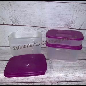 4 Tupperware FreezeSmart FreezerMate Containers 4162 4163